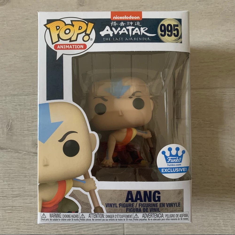 ATLA Exclusive Crouching Aang Funko Pop 995